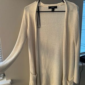Forever21 white/cream cardigan